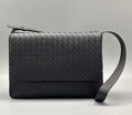 Мужская сумка мессенджер Bottega Veneta мужской кожа черный 42926-1