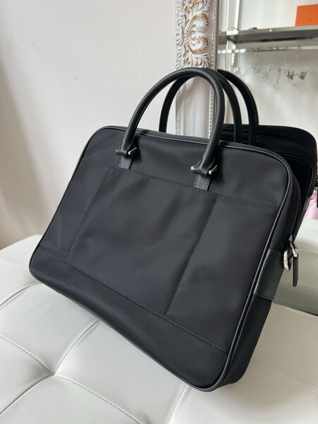 Мужской портфель Prada мужской текстиль черный 149893-4