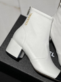 Ботильоны Chanel женский кожа белый 92223-2