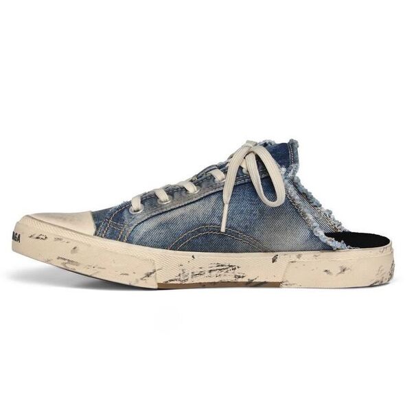 Кеды Balenciaga женский джинса синий 118072-4