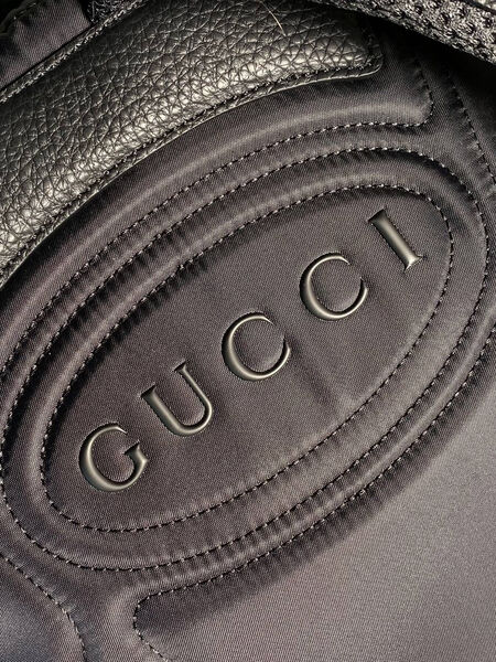 Мужской рюкзак Gucci мужской кожа черный 173931-8