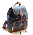 Рюкзак Gucci женский кожа синий 99386-1