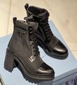 Ботинки Prada женский кожа swift черный 162830