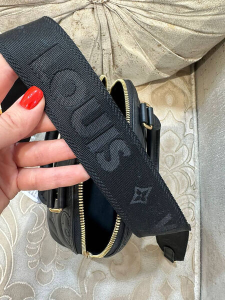 Сумка Louis Vuitton женский кожа черный 128895-3