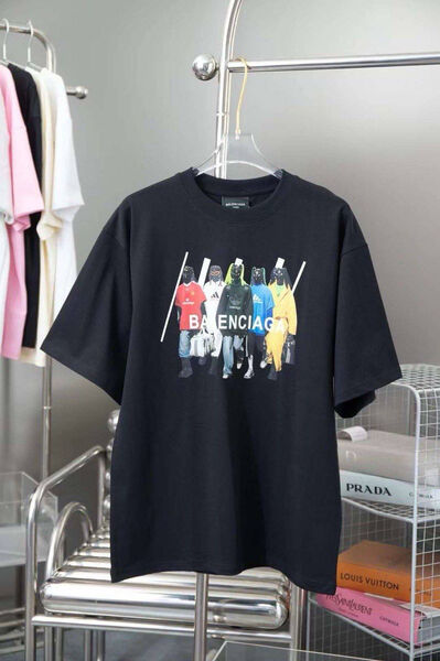 Мужская футболка Balenciaga мужской черный 151300-2