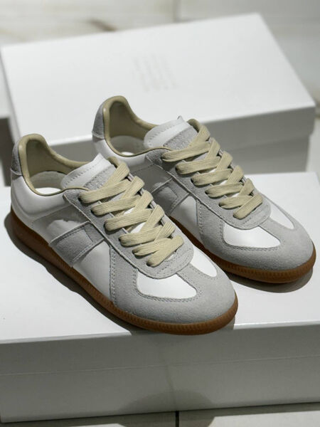 Кеды Maison Margiela женский кожа графитовый 181489-2
