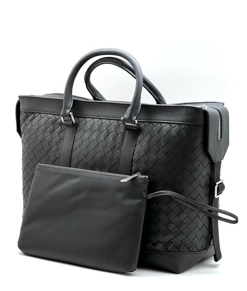 Мужской портфель Bottega Veneta мужской кожа черный 52034-2