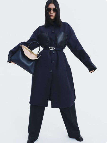 Рубашка Fendi женский черный 158287-2