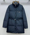 Пуховик куртка Prada женский синий 199639-1