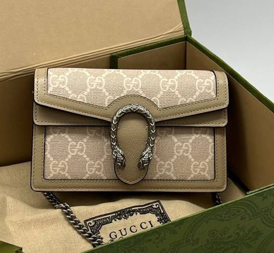 Сумка Gucci женский канва бежевый 131218