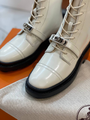Ботинки Hermès женский кожа белый 13986-3