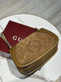 Сумка Gucci женский замша 176144-6