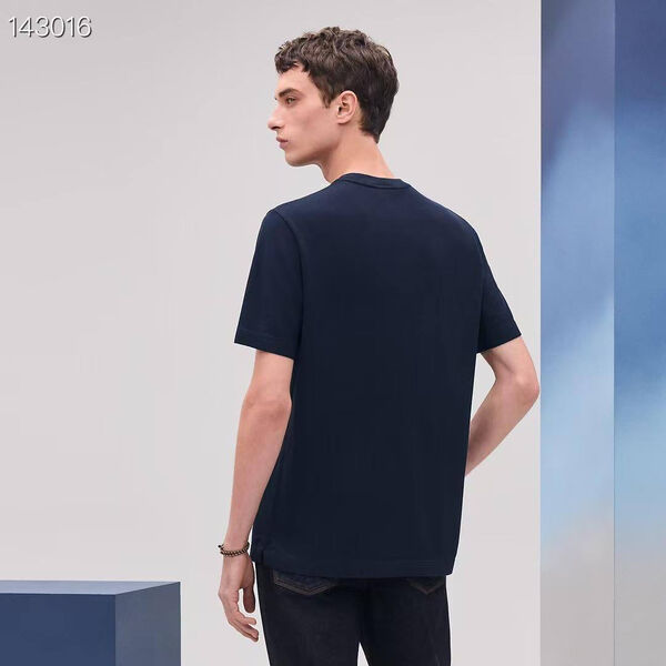Мужская футболка Hermès мужской синий 174370-3