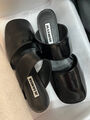 Шлепки Jil Sander женский кожа черный 155084-2