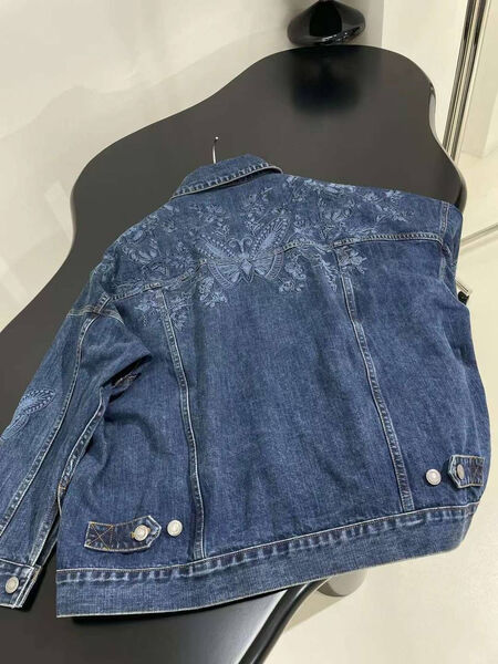 Куртка джинсовка Christian Dior женский джинса синий 141839-4