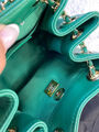 Рюкзак Chanel женский кожа болотный 101475-3
