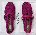 Балетки Alaïa женский кожа swift бордовый 188492