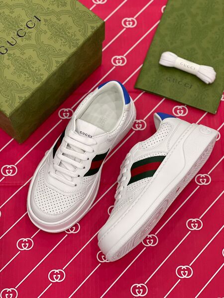 Кеды Gucci женский кожа белый 24869-4