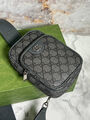 Мужская сумка мессенджер Gucci мужской текстиль 120430-6