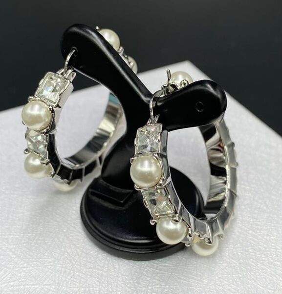 Серьги Miu Miu белый 70787