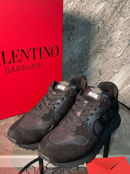 Мужские кроссовки Valentino мужской текстиль черный 131279-5