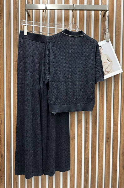 Костюм Brunello Cucinelli женский вязаная ткань черный 146030-3