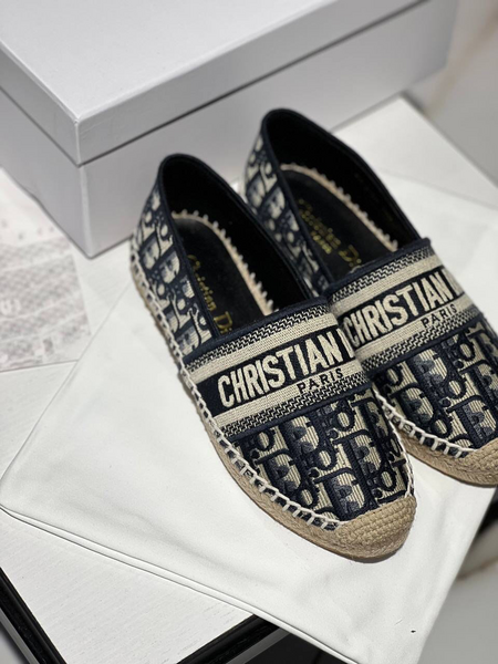Эспадрильи Christian Dior женский текстиль бежевый 91340-6