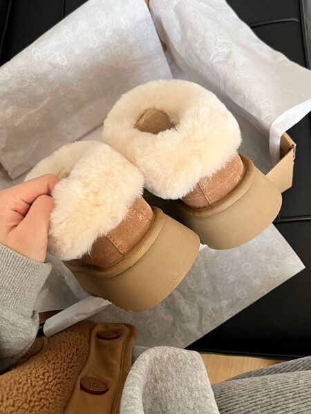 Угги Ugg женский замша бежевый 96039-4