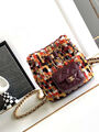 Рюкзак Chanel женский твид бежевый 123250-2