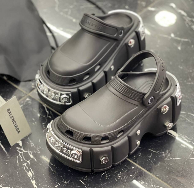 Сабо Balenciaga женский черный 65385
