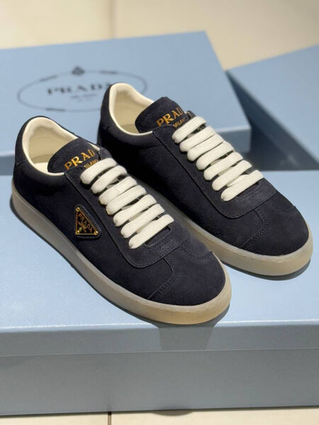 Кеды Prada женский замша графитовый 173753-4
