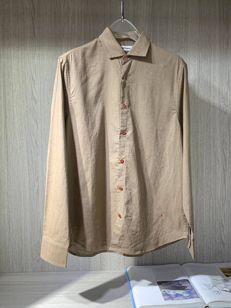 Мужская рубашка Kiton мужской бежевый 179849-2