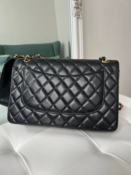 Сумка Chanel Jumbo женский кожа черный 140484-2