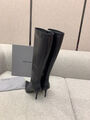 Сапоги Balenciaga женский кожа черный 126028-2