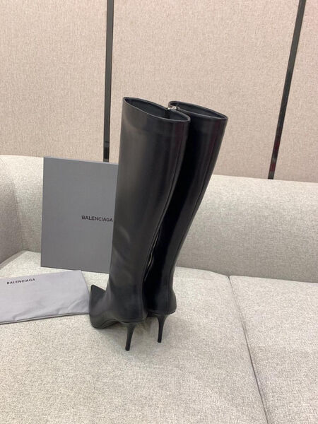 Сапоги Balenciaga женский кожа черный 126028-2