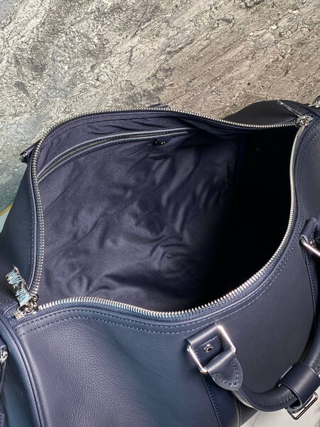 Дорожная сумка Louis Vuitton мужской кожа синий 169296-9