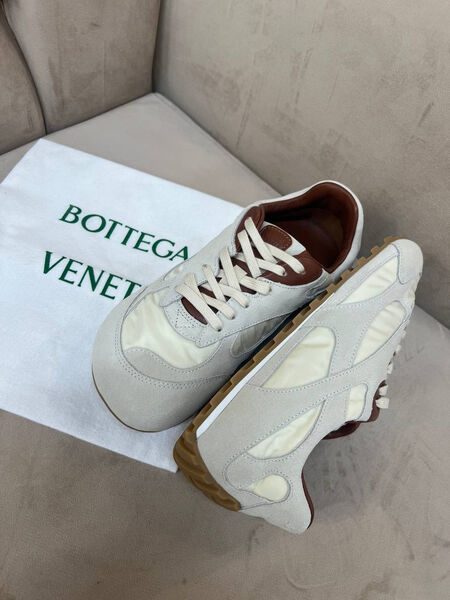 Кроссовки Bottega Veneta женский нейлон графитовый 191174-2