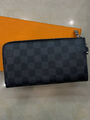 Мужской кошелек Louis Vuitton мужской кожа синий 173919-2