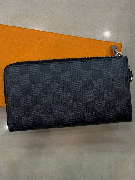 Мужской кошелек Louis Vuitton мужской кожа синий 173919-2