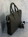 Мужской портфель Hermès мужской кожа черный 103971-3