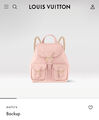 Рюкзак Louis Vuitton женский кожа розовый 150382-2
