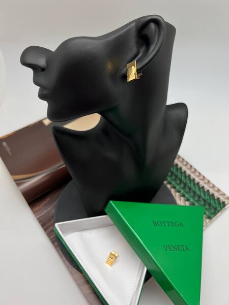Серьги Bottega Veneta бронзовый 175525-3