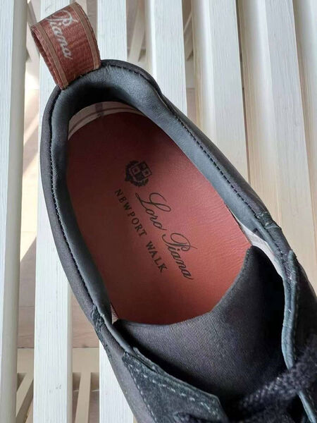 Мужские кеды Loro Piana мужской нейлон черный 145783-8