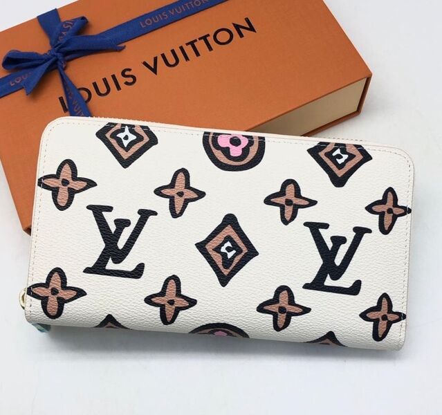 Кошелек Louis Vuitton женский кожа бежевый 31957
