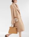 Пальто Fendi женский бежевый 125654-1
