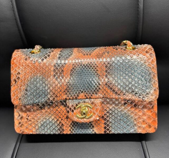 Сумка Chanel 2.55 женский кожа оранжевый 185180