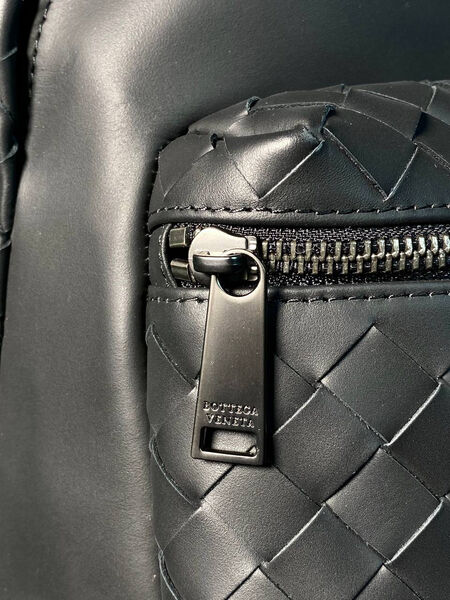 Мужской рюкзак Bottega Veneta мужской кожа черный 152927-5