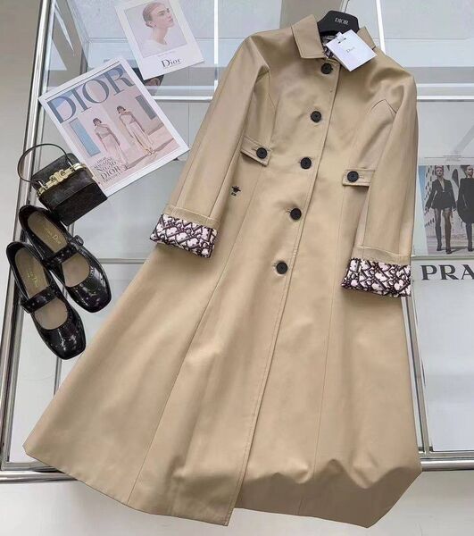 Плащ Christian Dior женский бежевый 143056