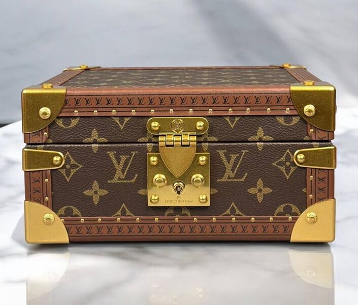 Шкатулка для украшений Louis Vuitton канва damier azur 178087