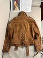 Куртка Saint Laurent женский замша бежевый 194761-5